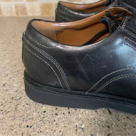 Clark’s Malwood Men’s Leather Lace Up Shoes in Black Size 12 M - Picture 10 of 12